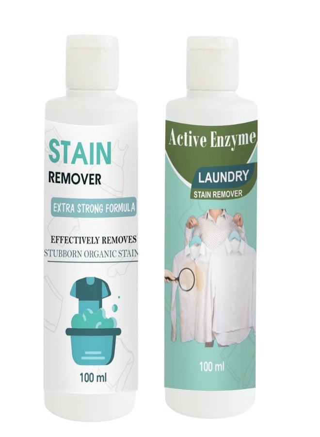 TOOVUS Stain Remover Combo Pack of Doll and Pista Stain Remover | Multi-Surface Cleaning Solution for Clothes, Fabrics, Upholstery (100 g Each) - Image 1